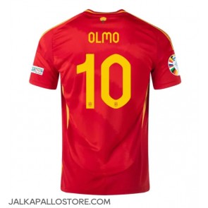 Espanja Dani Olmo #10 Kotipaita EM-Kisat 2024 Lyhythihainen